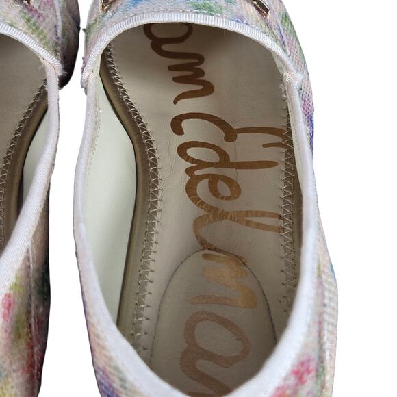 Sam Edelman Shoes Womens Size 8.5 Loraine Floral Sequin Horsebit Loafer Slip On - Picture 10 of 12